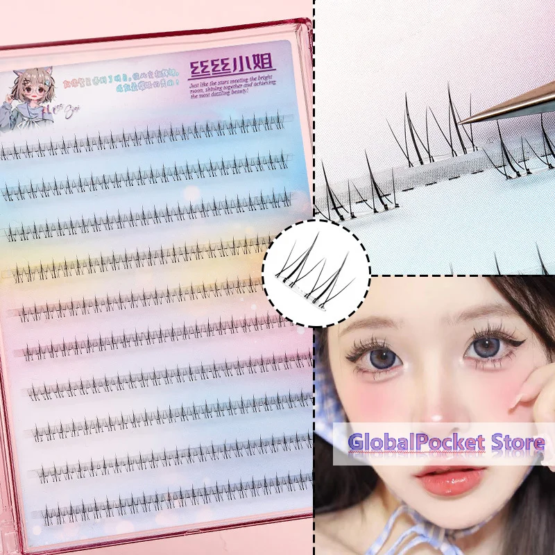 [TG823]Self Adhesive Bottom Eyelashes Do Not Require Glue, Can Be Reused Under Eyelashes For Makeup DIY Personal Comic Eyelashes