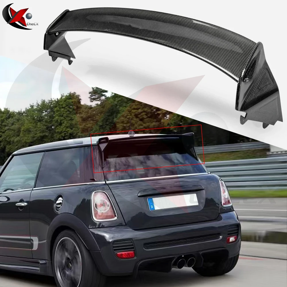 Suitable For 07-13 Mini R56 JCW Cooper Ver.2.11/2.12 High Quality Fiberglass Material Rear Spoiler Three-Stage Car Rear Diffuser