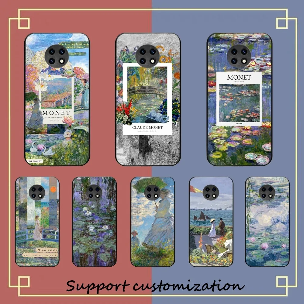 Art Painting Claude Monet Phone Case For Redmi 5 6 7 8 9 10 plus pro 6 7 8 9 A GO K20 K30 K40 pro plus F3 Fundas