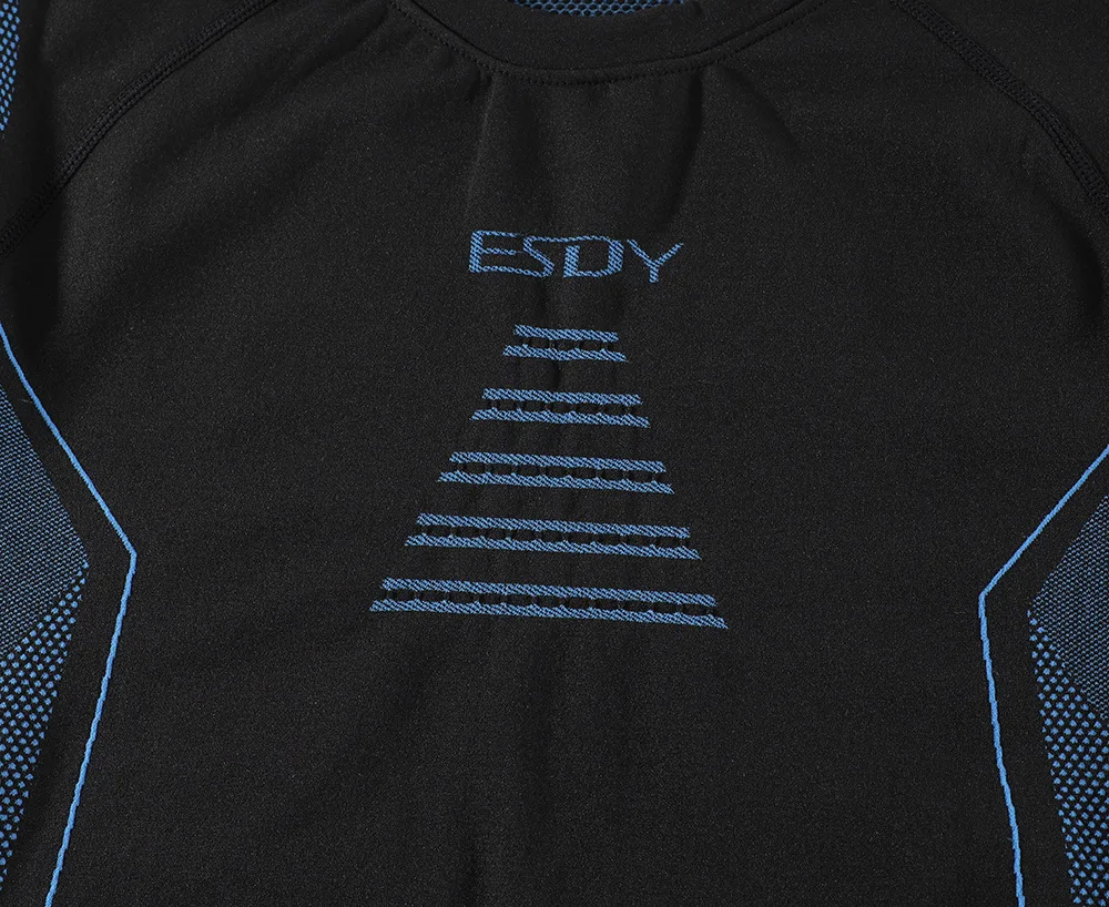 Mens Breathable Thermal Compression Underwear Set Seamless Moisture Wicking Cycling Suit Man Outdoor Slim Fit Sports Wear