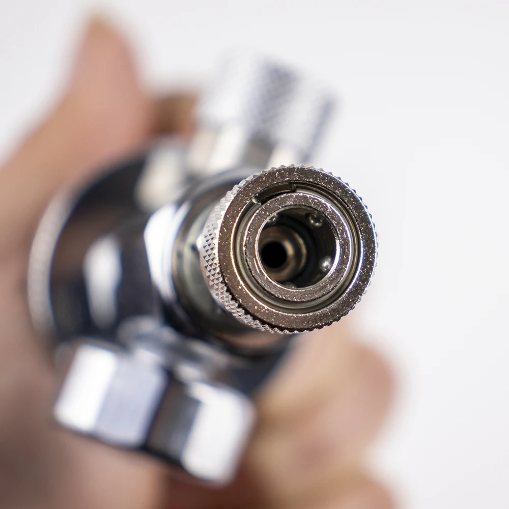 Nachfülladapter für Lufttank aus Aluminiumlegierung auf Mini-Lufttank, Zubehör, passend für DIN/Yoke-Typ