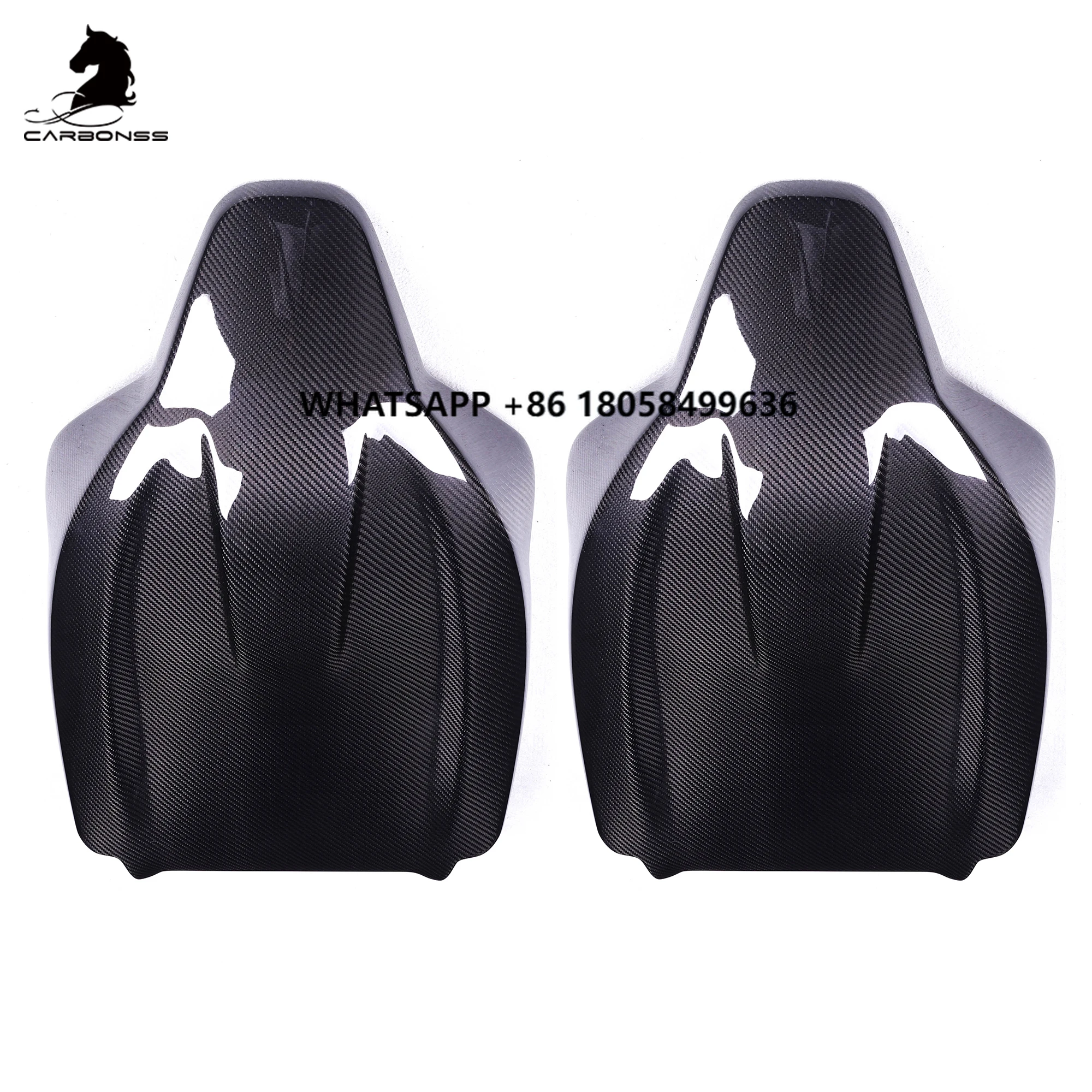 

Dry Carbon Full Seat Back Cover 2pcs Interior Trim Upgrade Auto Parts for G80 M3 2021+