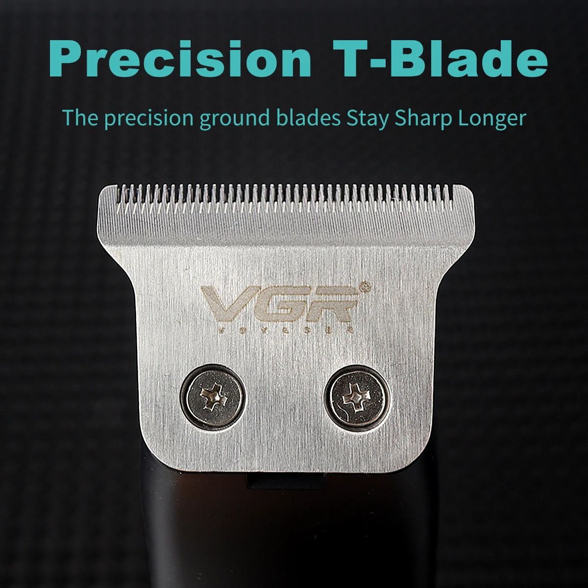 VGR V-966 Professional Hair Clipper for Men T-Blade 2 Gears 7000RPM LCD Mini Body Finishing Machine Hair Trimmer Haircut Machine
