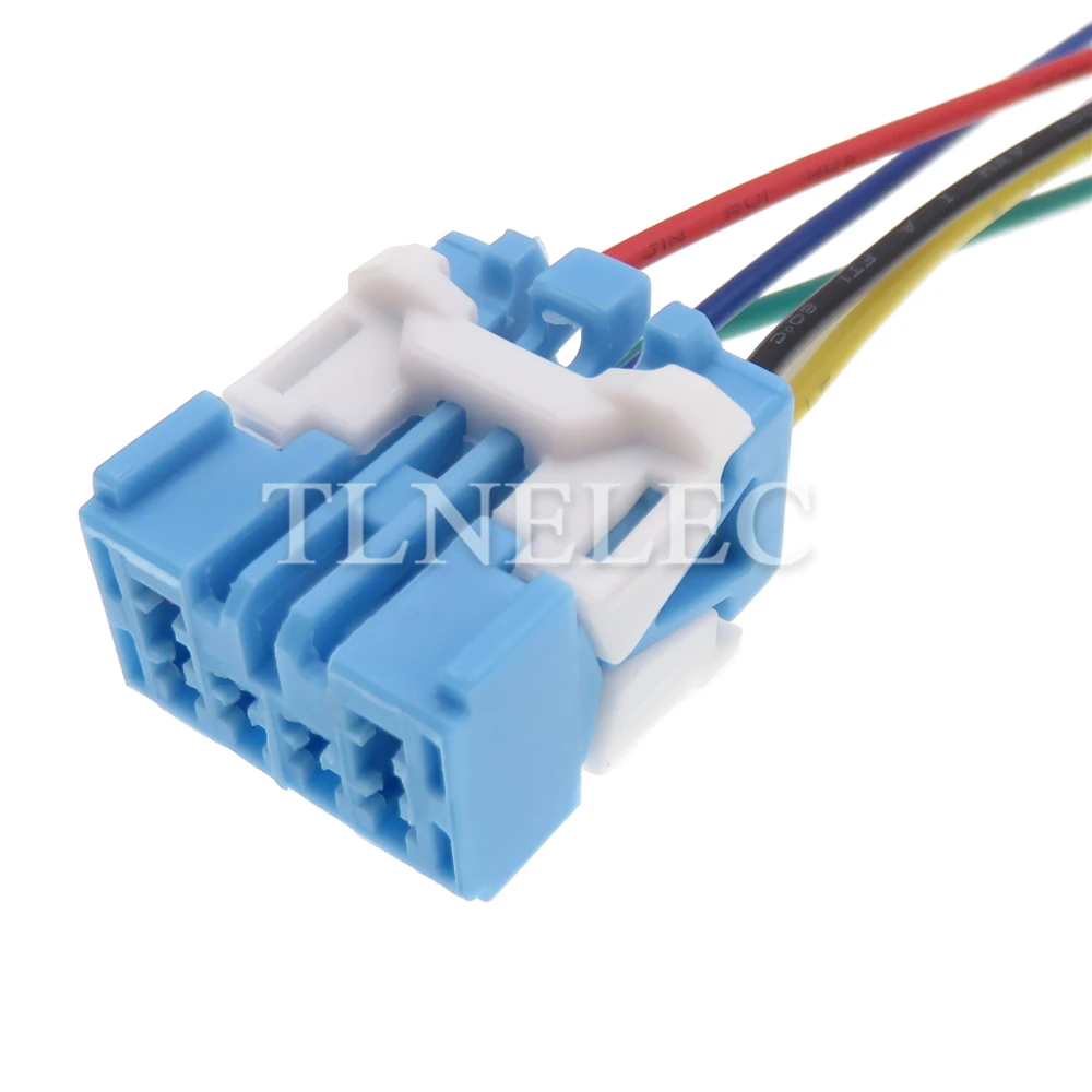 6 Pin Way สายไฟที่มีสายไฟบรรยากาศโคมไฟ Unsealed ซ็อกเก็ตสำหรับ Honda 6098-1373 6098-1377