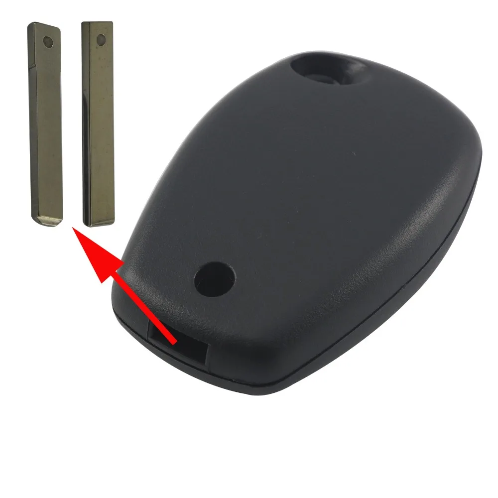 Jingyuqin afstandsbediening auto sleutelhanger shell voor renault clio 3 laguna megane logan kango espace fluence modus twingo dacia duster sandero