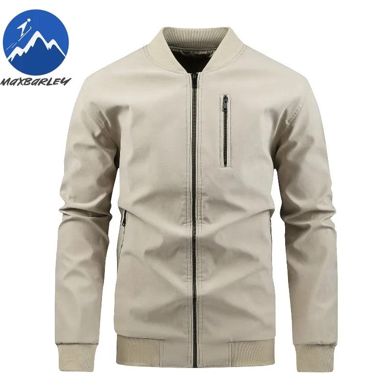 

Мужская куртка с бейсбольным воротником, замшевая повседневная универсальная ветрозащитная мотоциклетная куртка, весенне-осенняя легкая мужская одежда с несколькими карманами