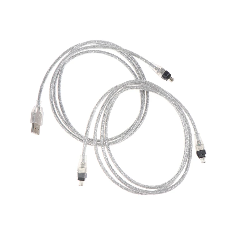 USB ذكر إلى Firewire IEEE 1394 4 دبوس ذكر iLink سلك محول firewire 1394 كابل ل DCR-TRV75E كابل كاميرا DV طابعة الماسح الضوئي