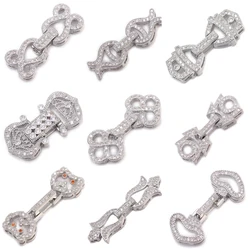 Juya DIY Locks Material Supplies Connector Fastener Clasps Accessories For Women Natural Stones Pearls Bracelet Necklace Making