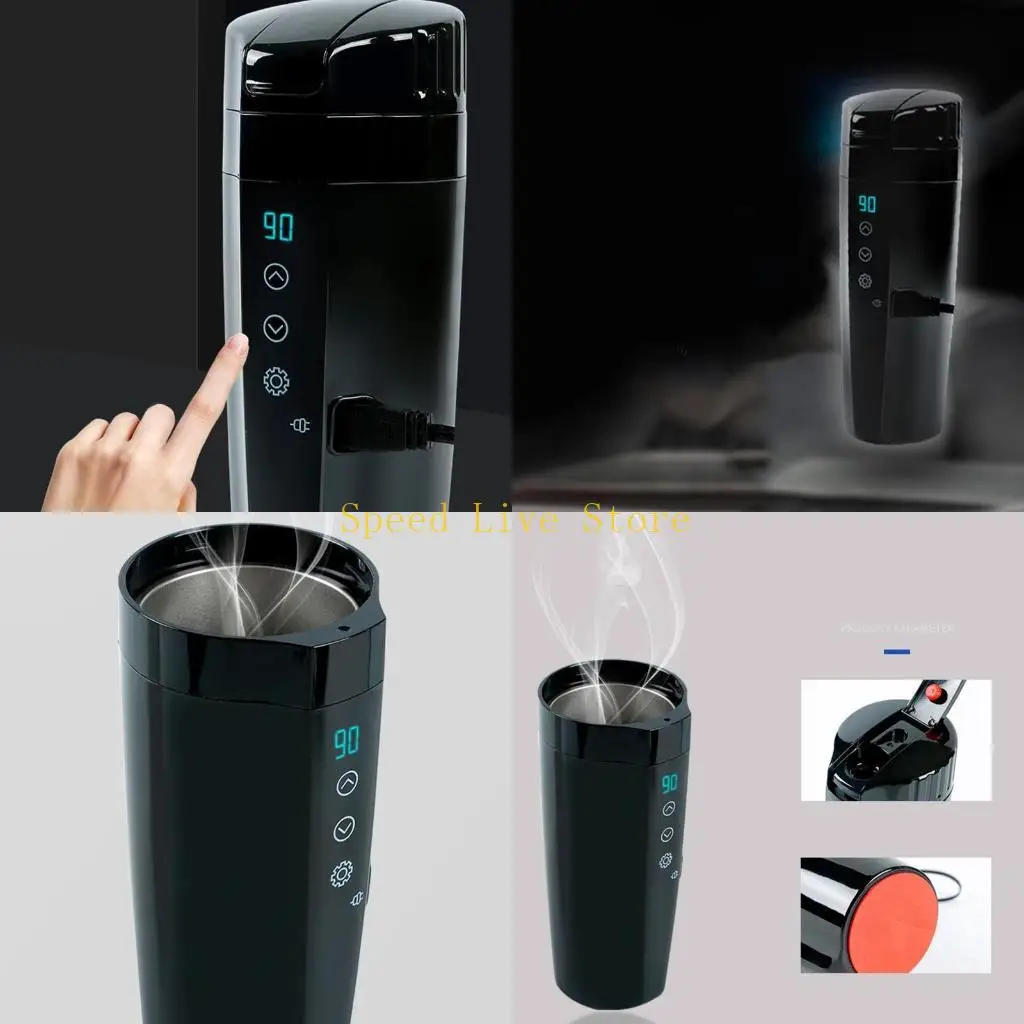 

547c автомобиль с подогревом Mug с температурой Электрическая чашка водяной чашки 12 В/24 В чайник