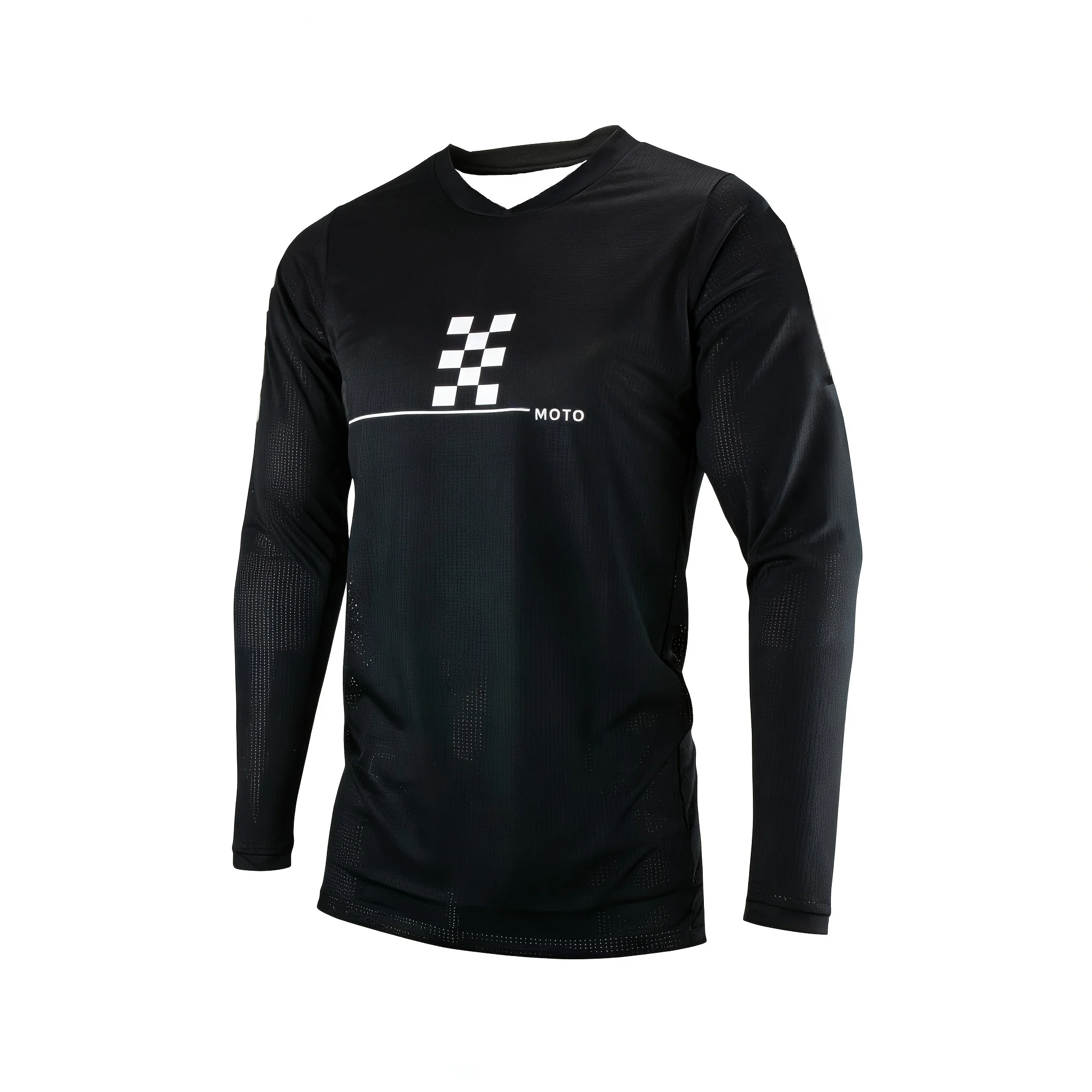 

Men's quick drying motorcycle riding long sleeved shirt, mountain bike riding suit, strong sports shirt