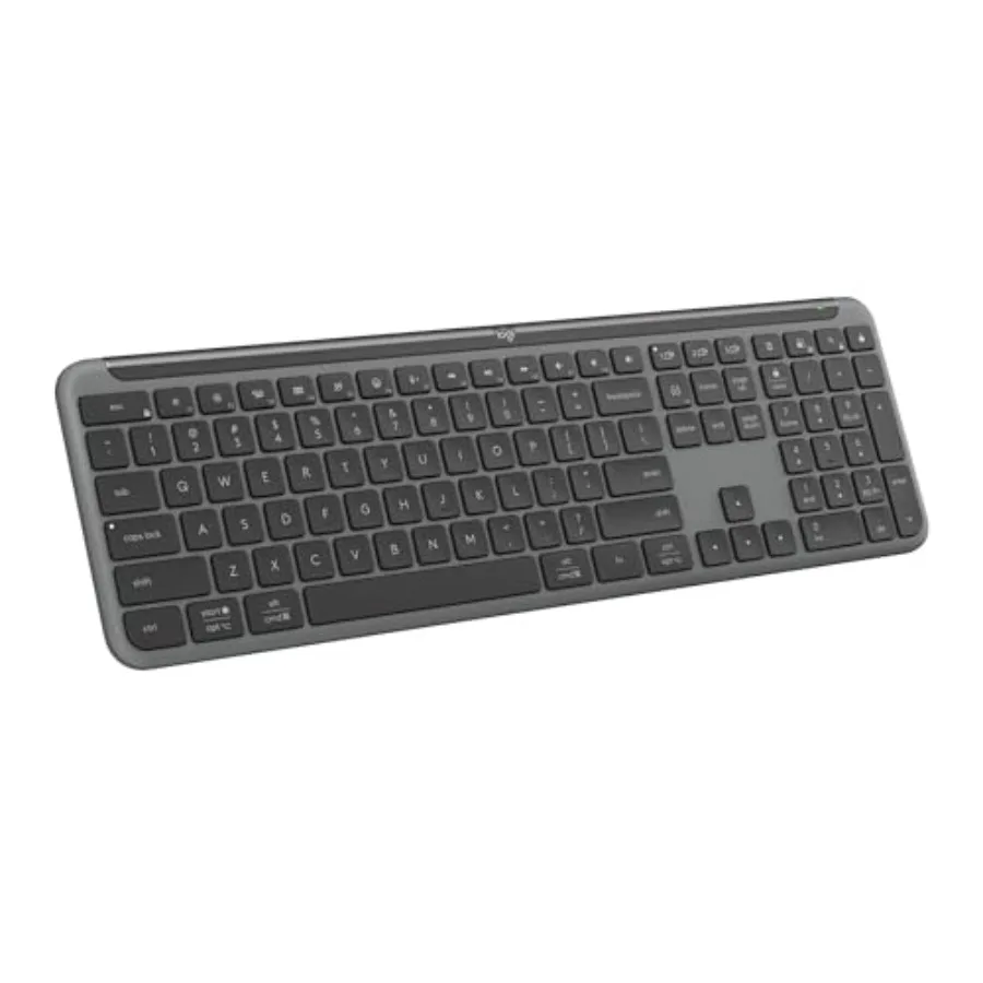 Signature Slim K950 Wireless, Sleek Design, Switch Typing Between Devices, Quiet Typing, Bluetooth, Multi-OS, Windows, Mac, Chr