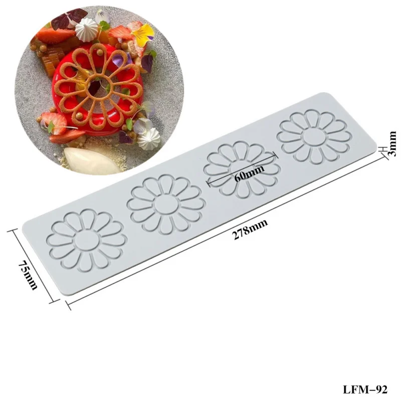 

Leaf Vein Lace Coral Maple Butterfly Chocolate Silicone Mat for Fondant Embossing & Baking Decor