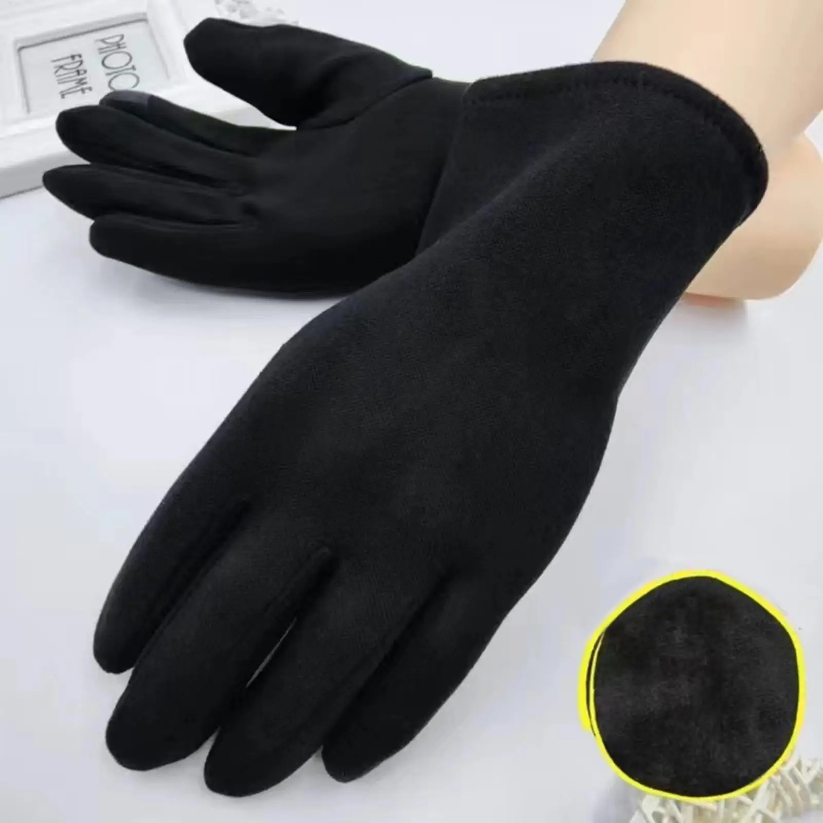 

Толстые зимние спортивные перчатки, противоскользящие теплые легкие перчатки для бега, тренировочные перчатки с длинными пальцами, водонепроницаемые мотоциклетные перчатки