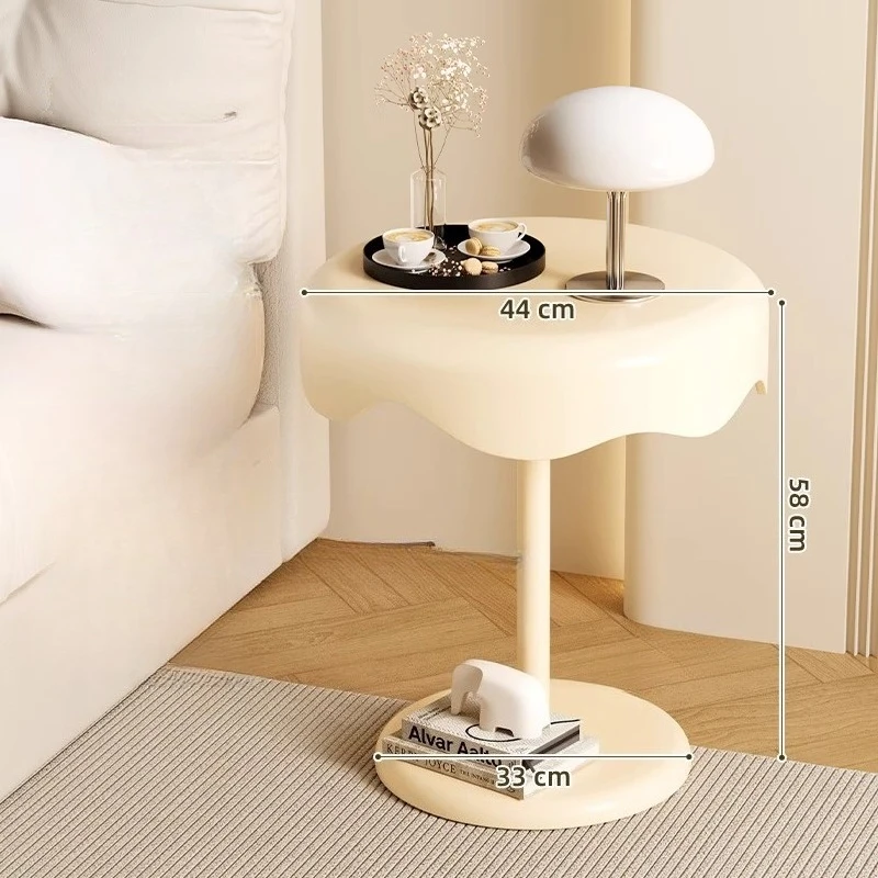 Mesa de centro creativa Circular de lujo minimalista mesa auxiliar en vivo de mediados de siglo moderna elegante mesa de centro muebles de Interior