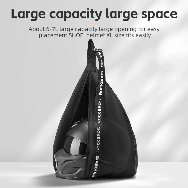 Universal Helmet Backpack waterproof Large Capacity Travel Bags Reflective Motorcycle Rider Helmet Bags Accessories