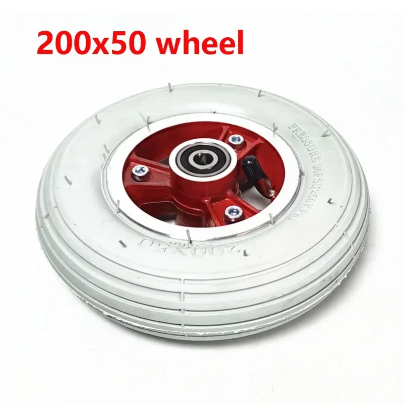 8-inch Inflatable Wheels 200x50 Tires, Suitable for Motorcycle Wheelchair KUGOO S1 S3 Electric Adult Scooter Parts