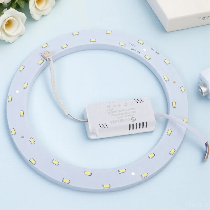 Led Light Board Panel 15W 220V-240V Smd 5730 30-Led Magnetic Round Ceiling Light Flush Mount Kit For Circular Lighting Fixtures