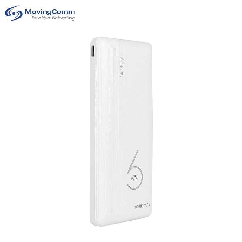 RTS 4G Cat4 Wifi6 Mifis Pocket Wifi Esim جهاز توجيه محمول Lte 4G موبايل غير مقفول لاسلكي صغير 10000mAh واي فاي مع بنك الطاقة