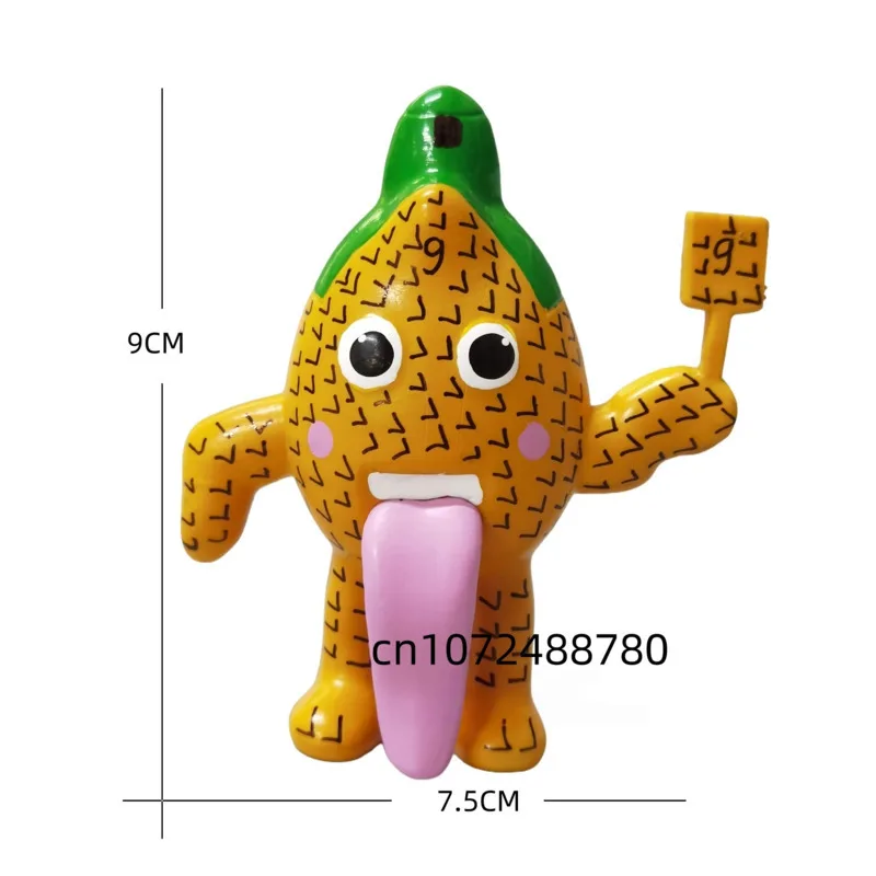Nieuwe 6/8 Stuks Steal A Brainrot Action Figure 7/9 Cm Grappige No.9 Huis Job Holding Een Stickpink Aardbei Olifant Speelgoed Voor Kid Geschenken