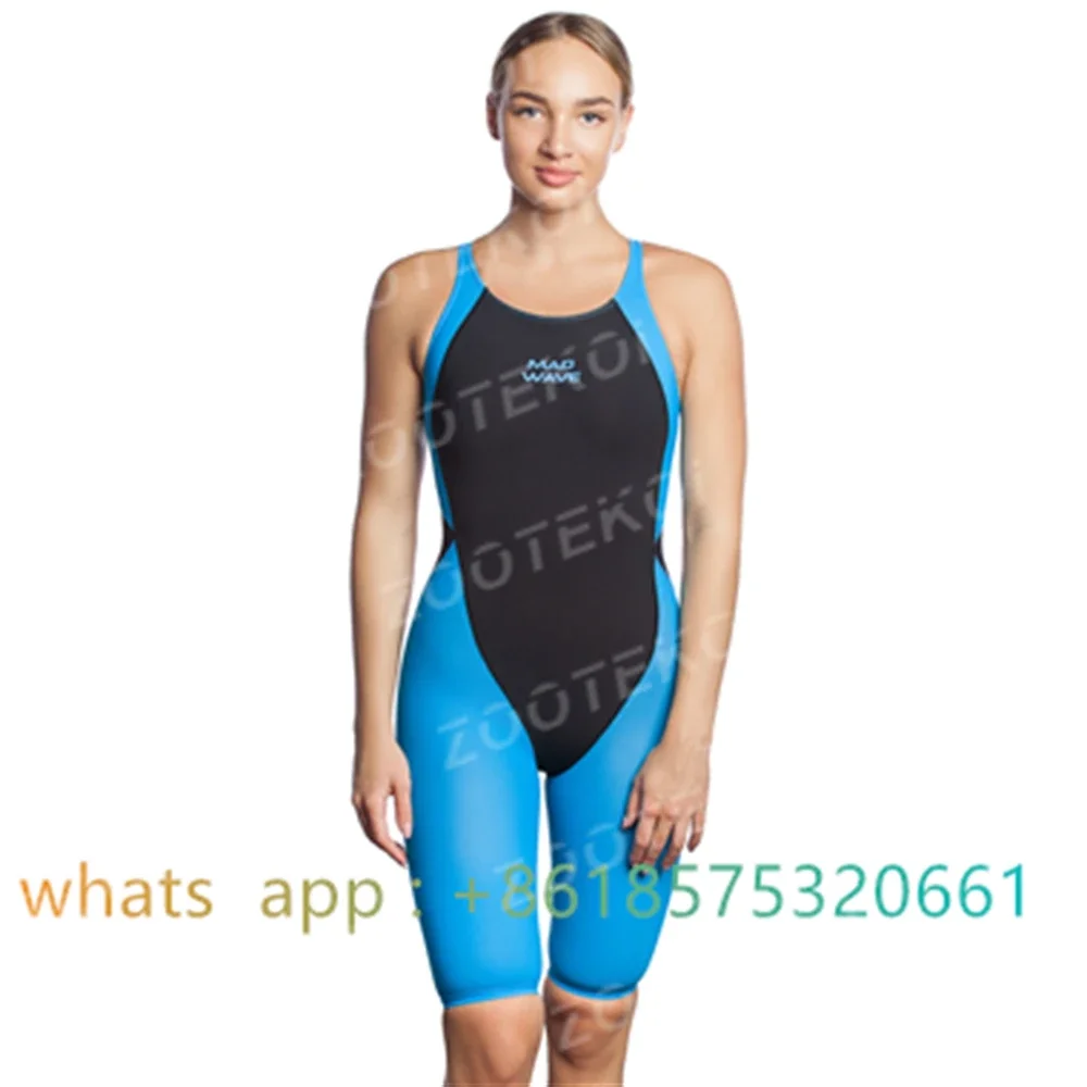 

Madwave Vrouwen Een Stuk Jumpsuit Badpak Open Back Ergonomie Sport Badpak Zomer Pro Functionele Training Bodysuit 2023