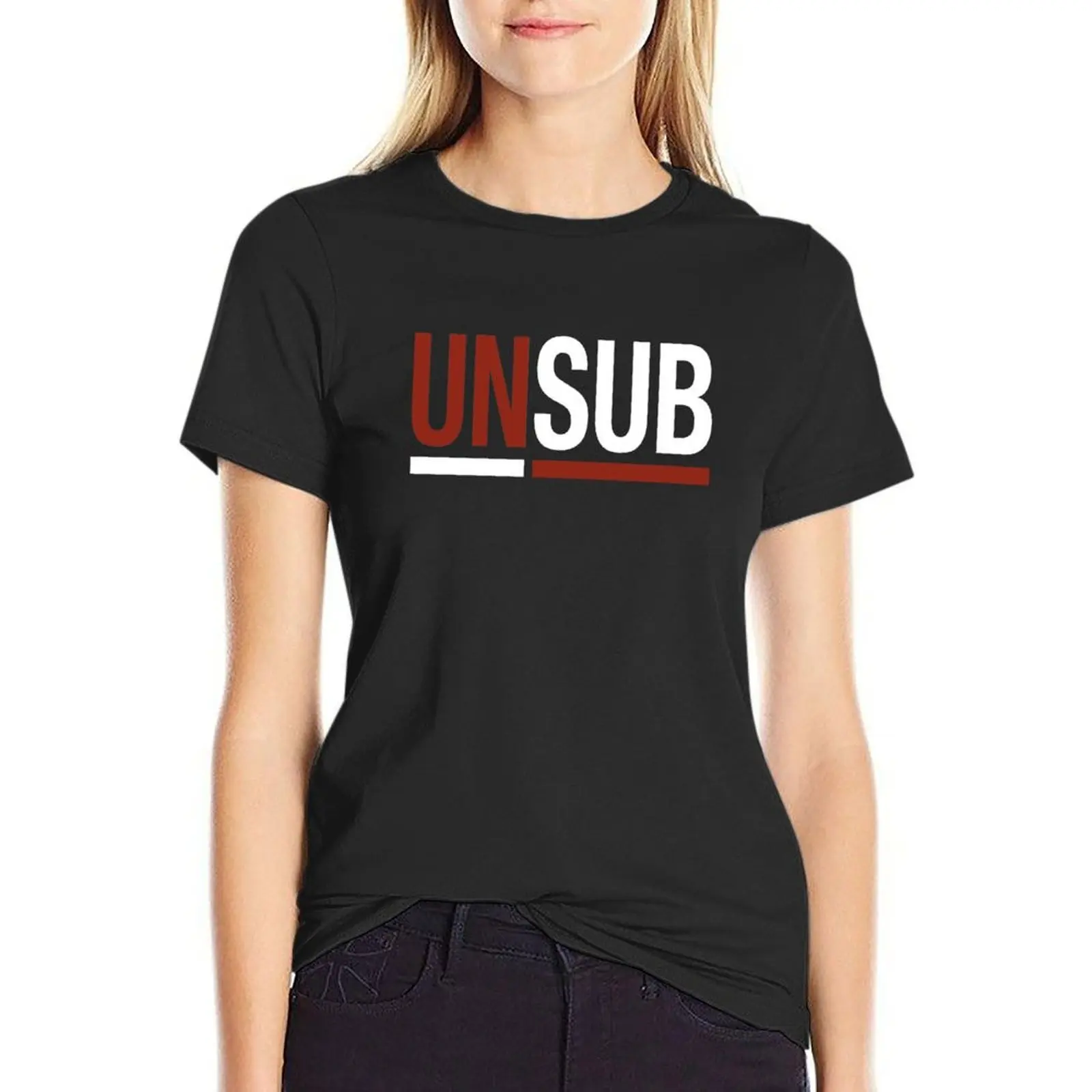 

Unsub T-Shirt customs anime blanks sublime Women t shirt