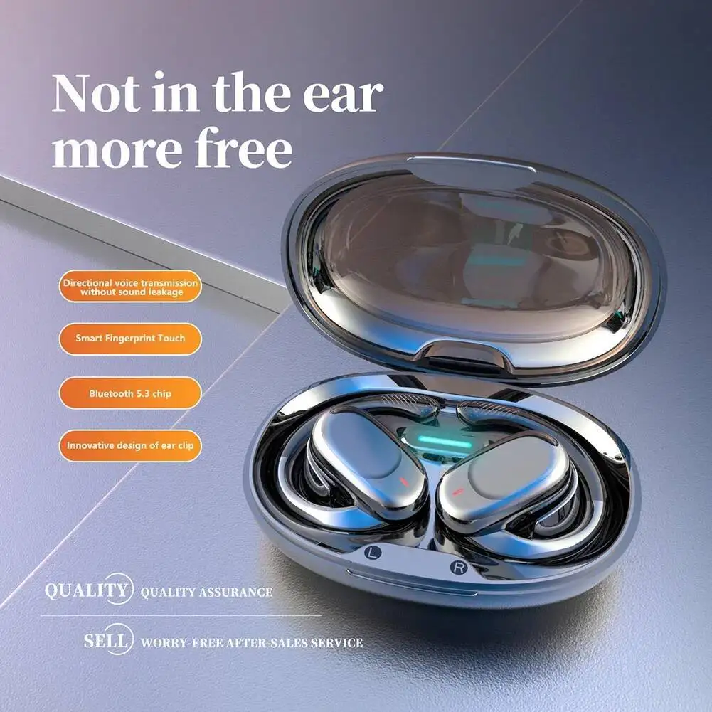 

OWS Air Bone Conduction Headphones True Wireless Ear Hook Hifi Stereo Charging Earphones Waterproof Ear Hanging Sports Earbuds