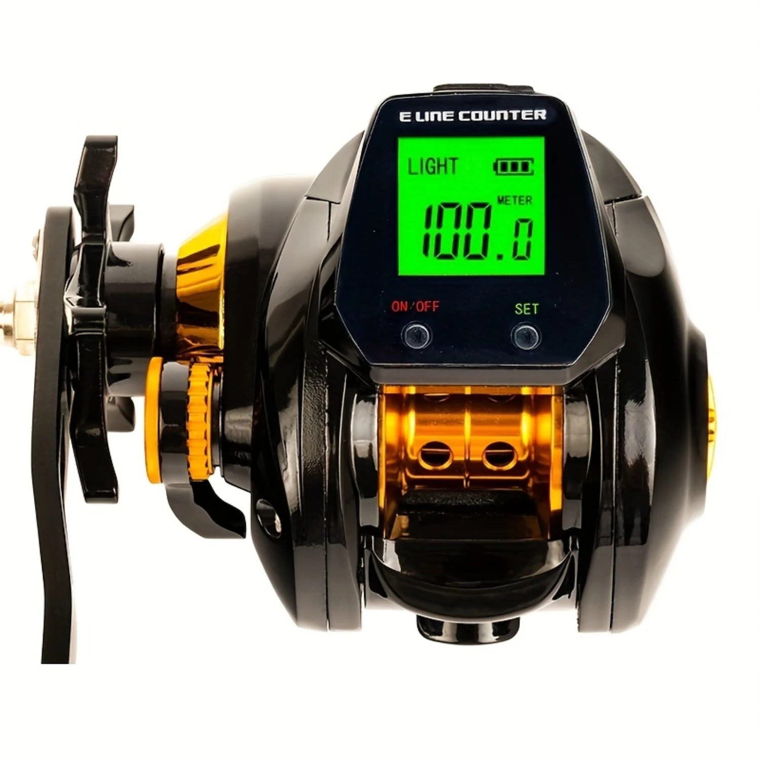 

Large-screen Digital Display Baitcast Reel, Sea Fishing Belt Exhaust Precise Counting, Slow-down Raft Fishing Wheel, Bridge Fish