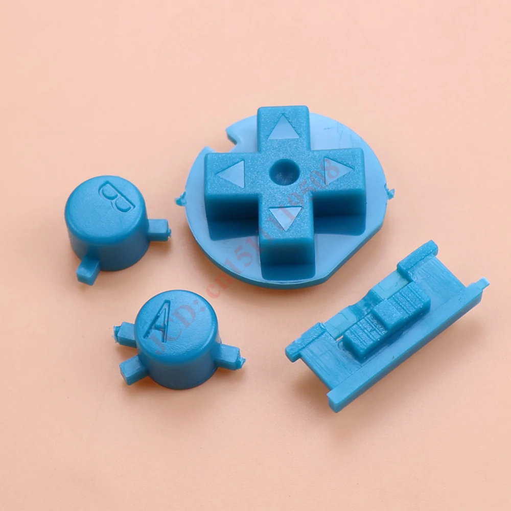 1Set Multi-Color Rubber Conductive D-pad Buttons For GameBoy Classic For GBC DMG A B Buttons DiY Button Set Replacement