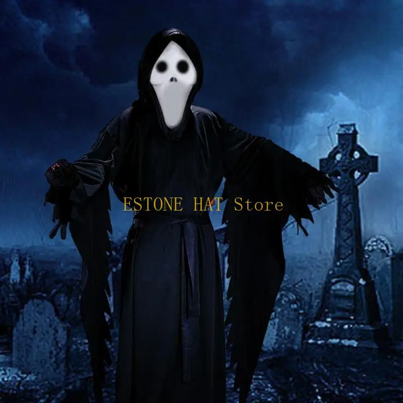 Robe du dieu mort pour Halloween, Costume effrayant pour garçon fille, 49MF