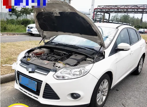 

Амортизаторы капота для Ford Focus MK3 2011-2018, передний капот, 2x модификации, газовые стойки из углеродного волокна, подъемная опора, аксессуары для амортизаторов, амортизатор