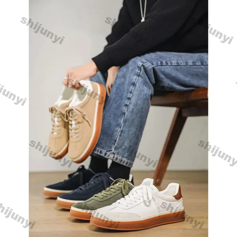 

Men Commuter Platform Sneakers 2026 New Fashion Comfortable Lightweight Sport Shoes Cross Tied Concise Sewing Casual Flats