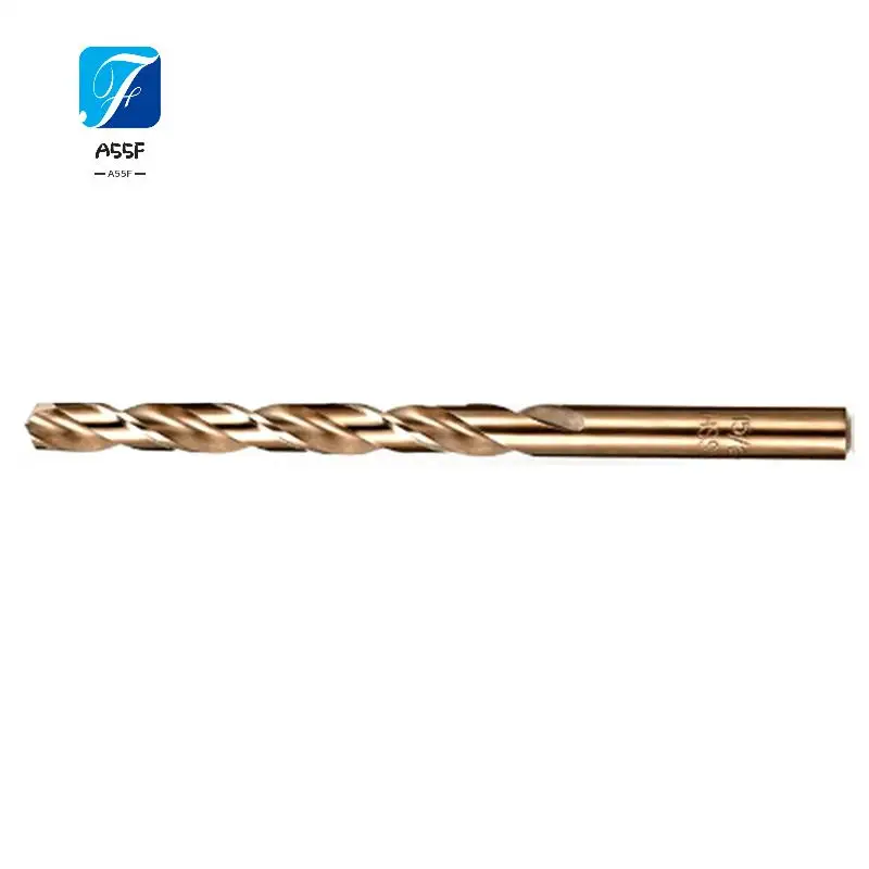 

A55F-Cobalt Drill Bits Set M35 High Speed Steel Twist Jobber Length For Hardened Metal, Stainless Steel, Cast Iron