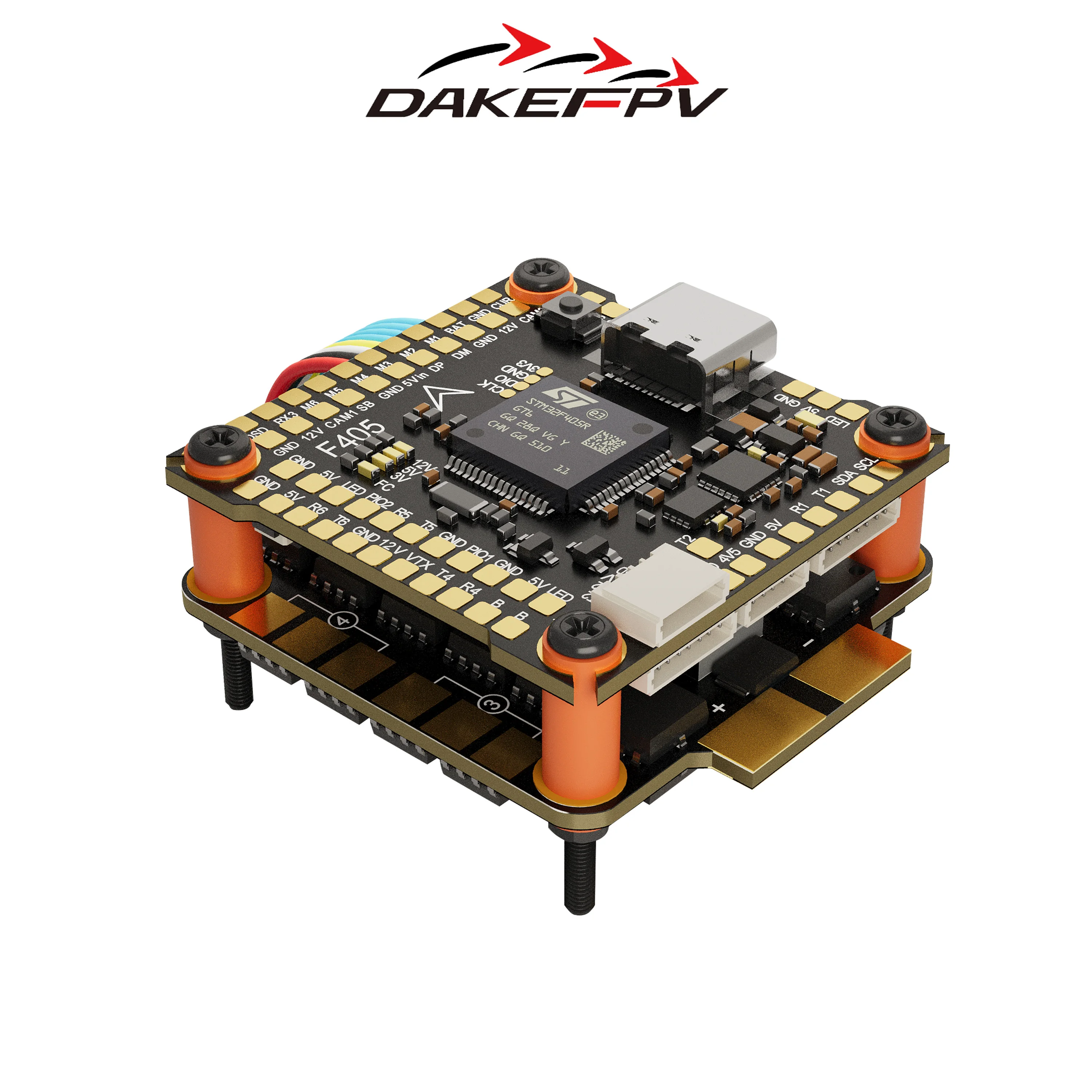 DAKEFPV F405 V3 التحكم في الطيران FC 3-8S 60A 70A ESC F405 STACK 30.5x30.5 مللي متر ICM42688 الدوران للتحكم عن بعد FPV سباق بدون طيار
