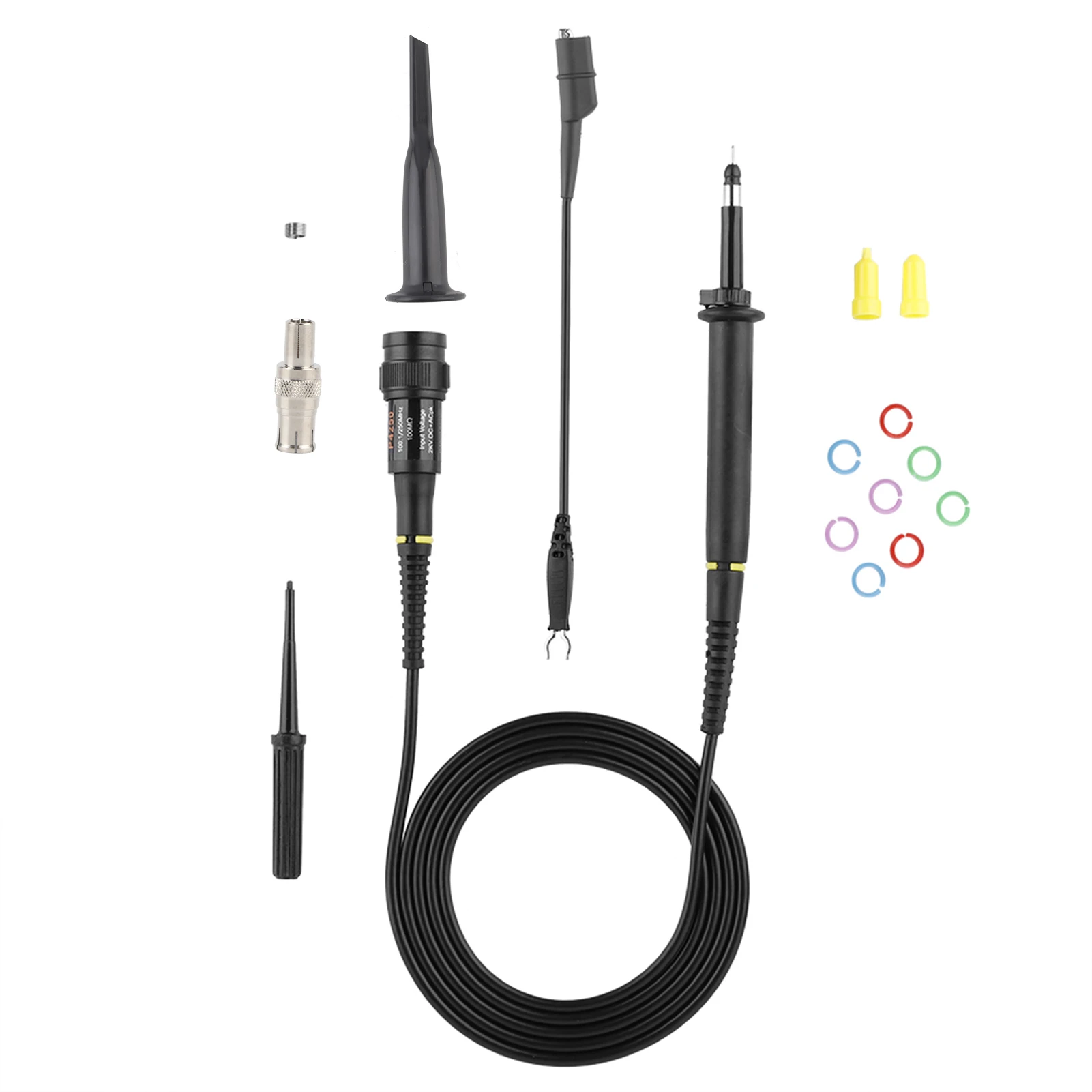 BNC مجموعة اختبارات طبّية راسم الذبذبات التحقيق P4250 راسم الذبذبات الجهد العالي التحقيق 100:1 2KV 250MHz كليب BNC طقم اختبار
