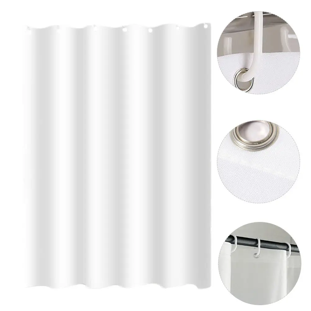 

Waterproof Bath 300X180Cm Washable Non-Fade Thick Bathtub Shower Curtain For Home Hotel Bathroom Decoration Partition