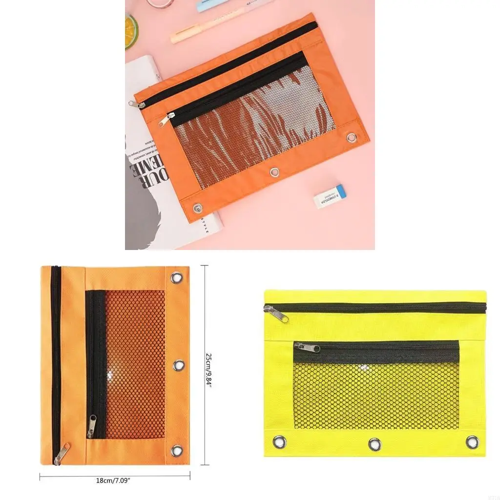 M5TB Zipper Pencil Double Pockets Pencil