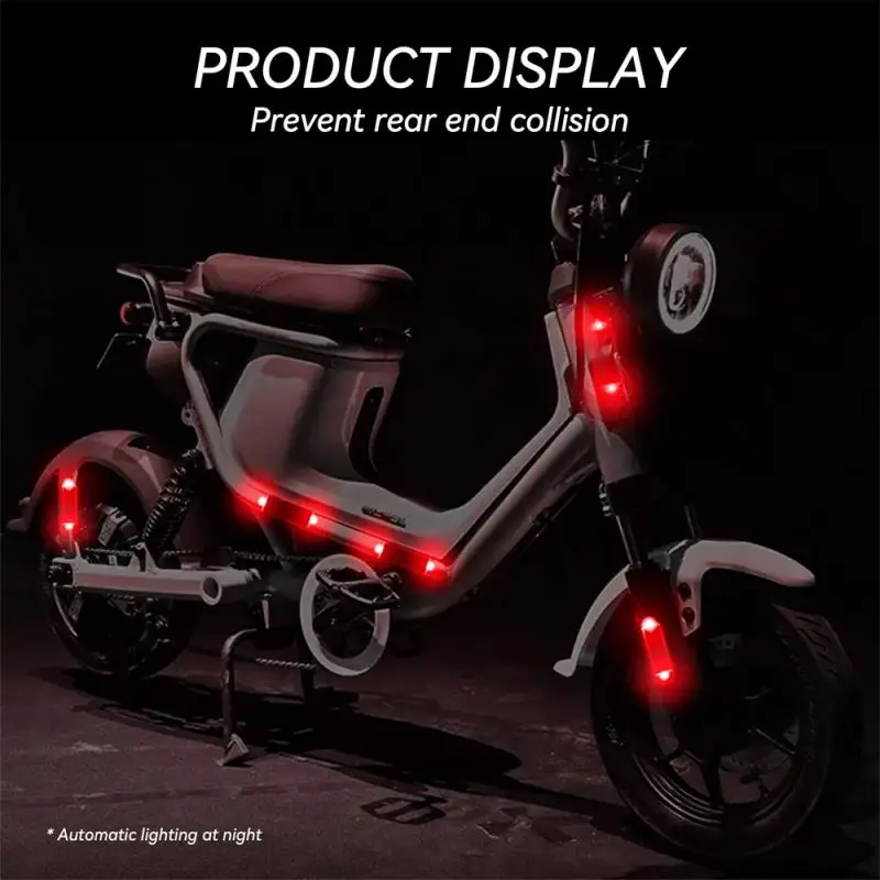 Voyant d'alarme antivol à énergie solaire orange, lampe à iode LED sans fil, stroboscope de voiture et de scooter, indicateur de importateur, nuit, Hurcycles