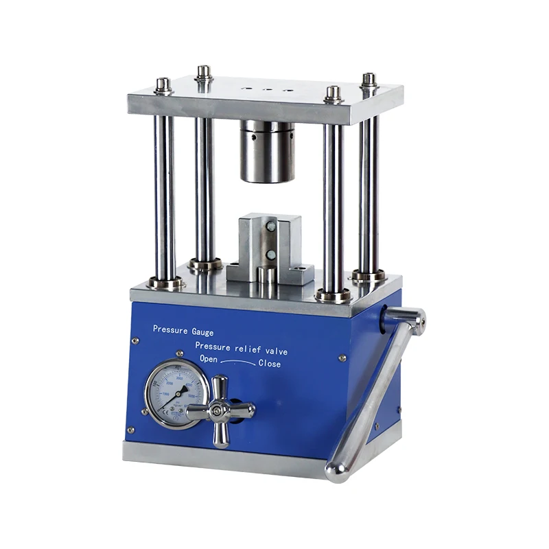 18650 Manual Cylindrical Battery Hydraulic Third Crimper Crimping Sealing Machine For Lab Sealer