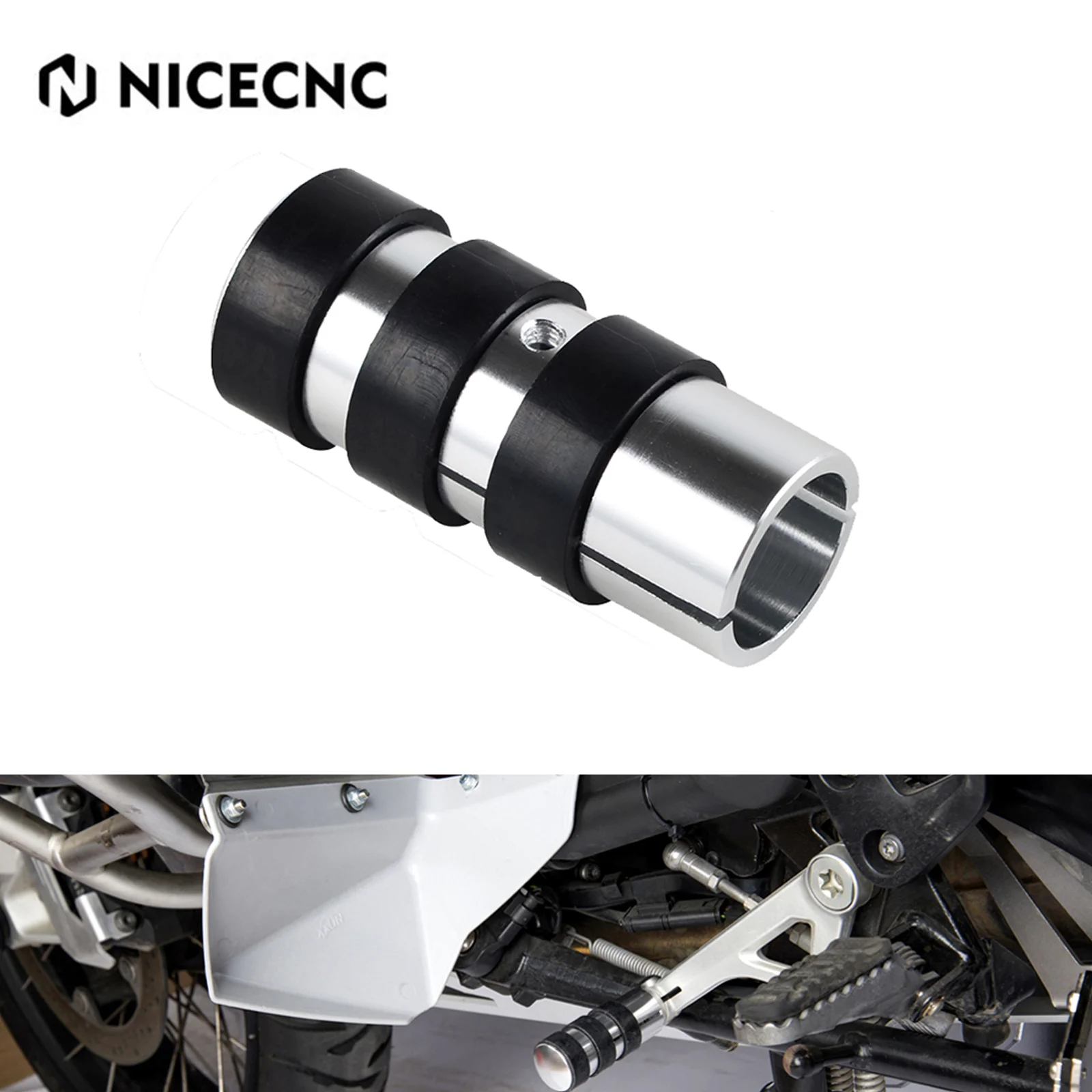 NICECNC Motorcycle Gear Shift Lever Tip Enlargement Extension For BMW R1200RT R1200GS High Class Quality Durable Aluminum Part