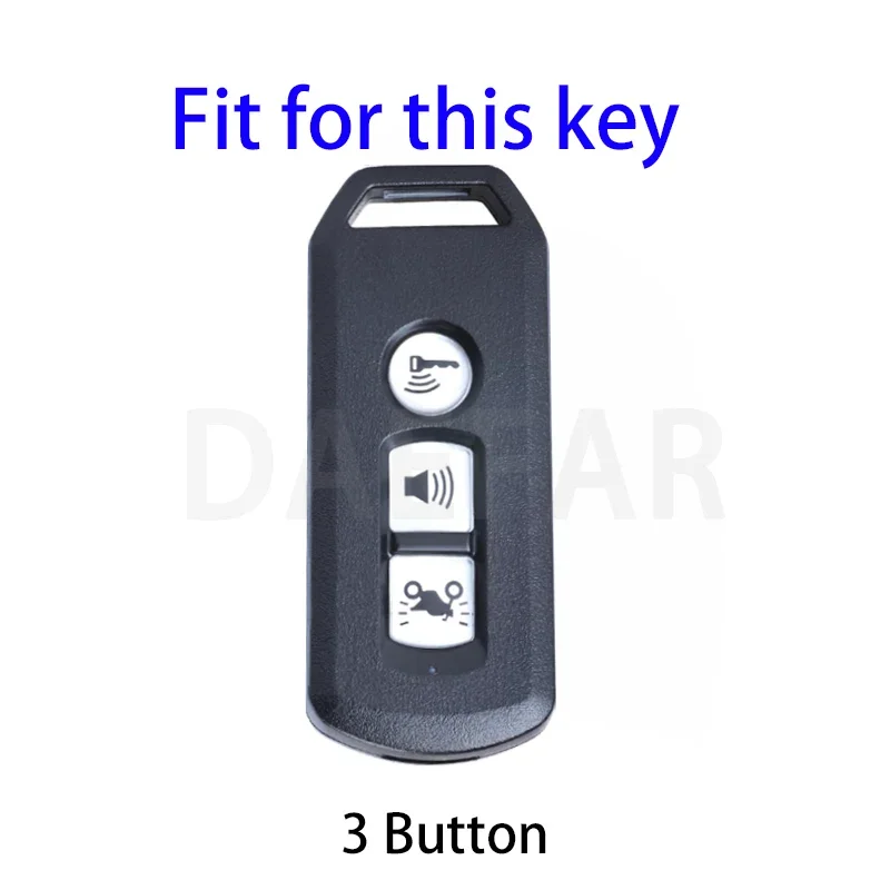 3 Buttons Auto Shell Fob Holder for Honda Xadv 350 Forza 750 300 Sh 350 PCX Remote Key Case Cover Protector Accessories