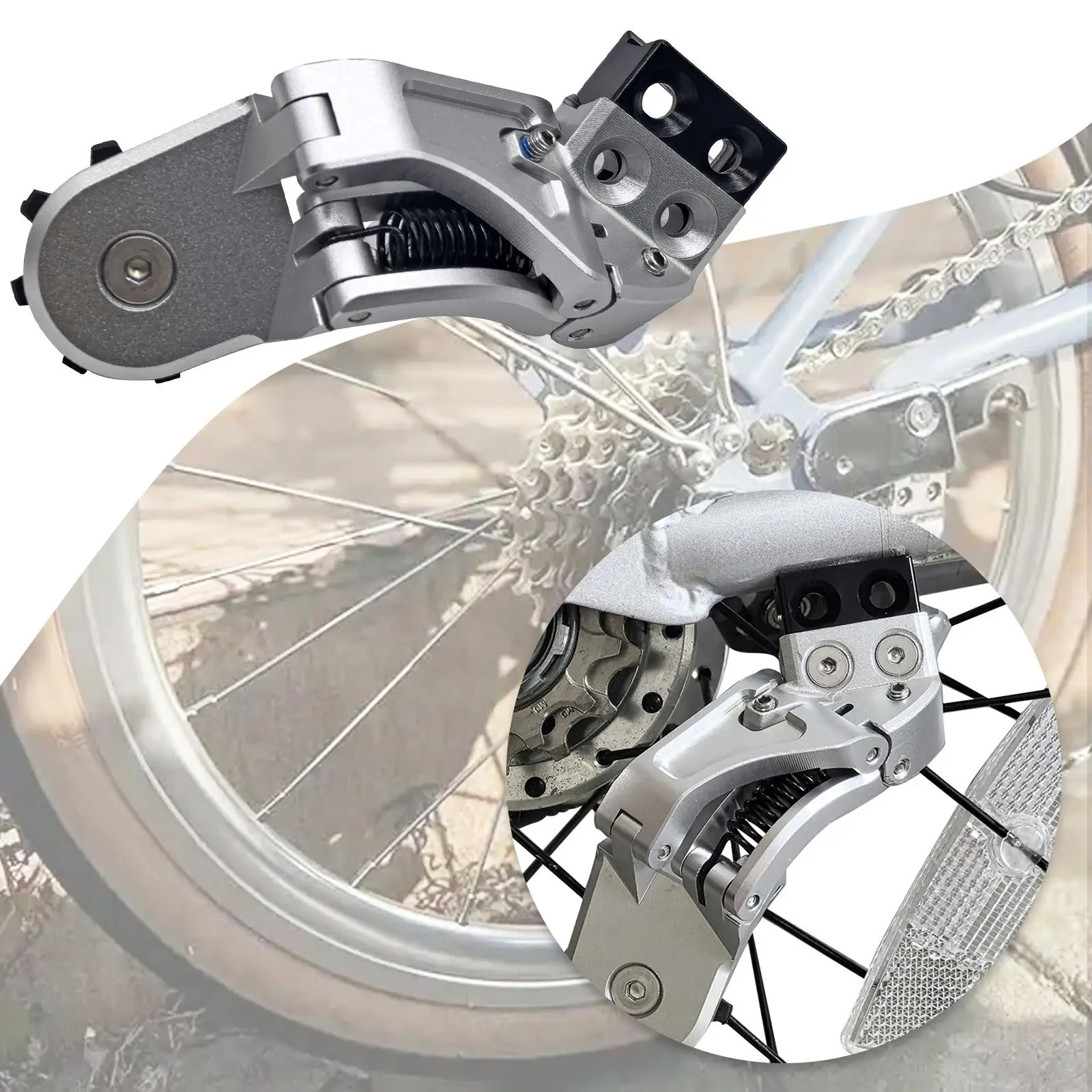 

Bike Rear Derailleur Extender Modification Easy Install Converter Parts for Outdoor Repairing Road Bikes Sports 34T Flywheel