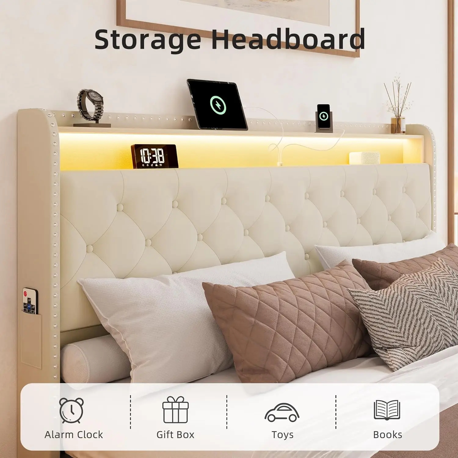 Thumbnail 4 - #21 Low Price Upholstered Headboards Deals