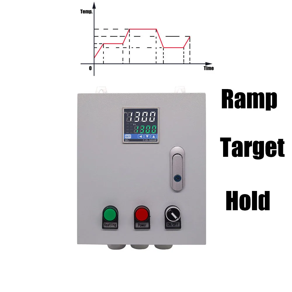 Piec elektryczny do ceramiki Piec rampowy Termostat szafy do regulacji temperatury Temperatura. i regulator temperatury czasowy