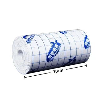 Rolo de fita não tecida, 1 peça, 10cm x 5m, base respirável, rolo de curativo não tecido, kit de sobrevivência de bandagem de gesso