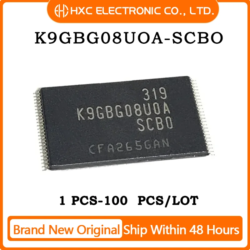 

5PCS/10PCS/50PCS/100PCS K9GBG08UOA K9GBG08UOA-SCBO TSOP-48 Brand New Original IC CHIP