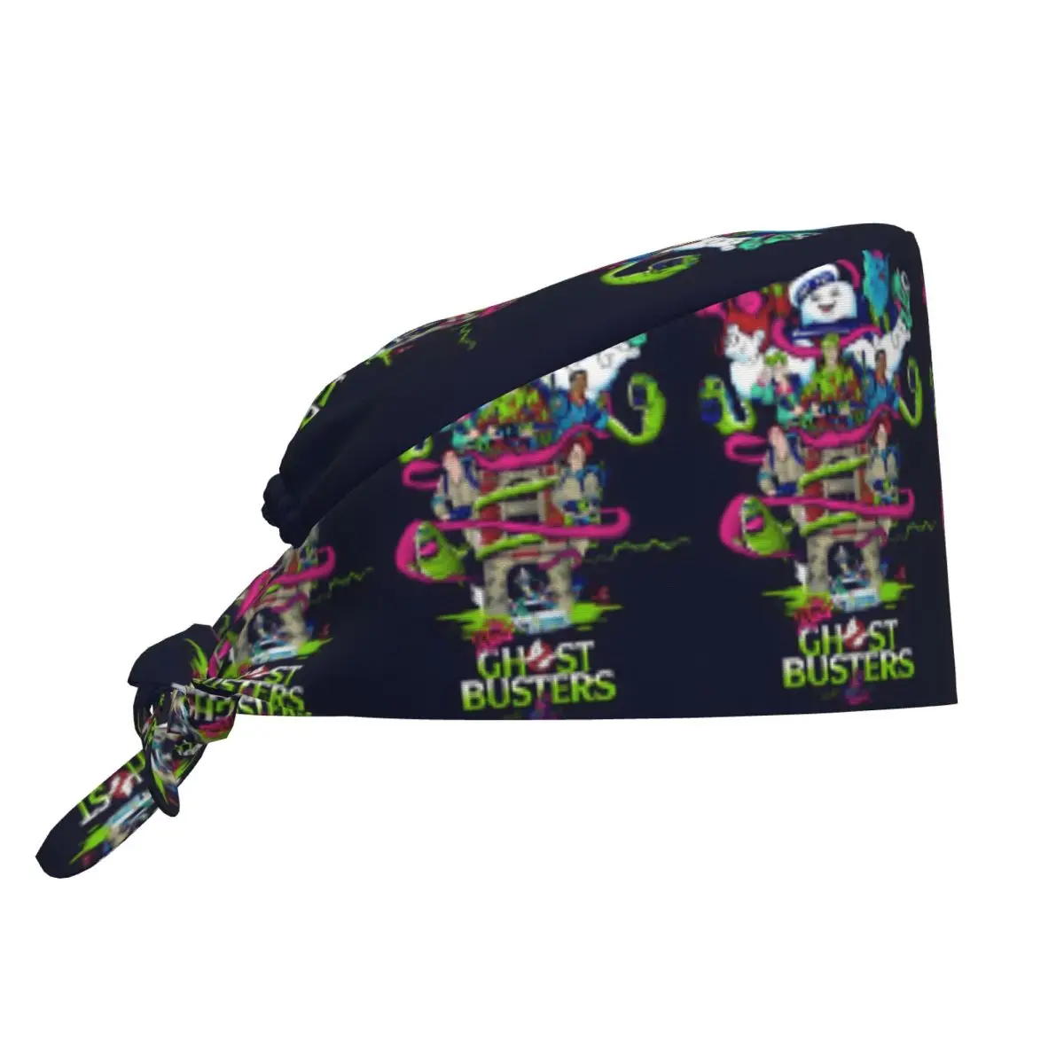 Boné de trabalho de limpeza personalizado g-ghostbusters, confortável, masculino, feminino, filme de comédia sobrenatural, chapéu cirúrgico, enfermeira, esfrega
