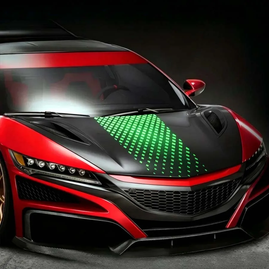 1 Stück Diamantgitter-Autoaufkleber Tuning Geeignet zur Dekoration von LKWs SUVs Motorhauben PVC-Folien Wasserdichte Sonnenschutz-Aufkleber – Detail 4