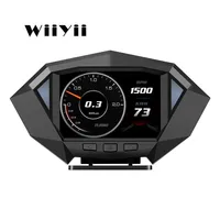 2025 Factory Direct New Car OBD2 GPS LCD Meter diagnostic tools HUD Head Up Display GPS Slopemeter  P1 Car obd Gauge