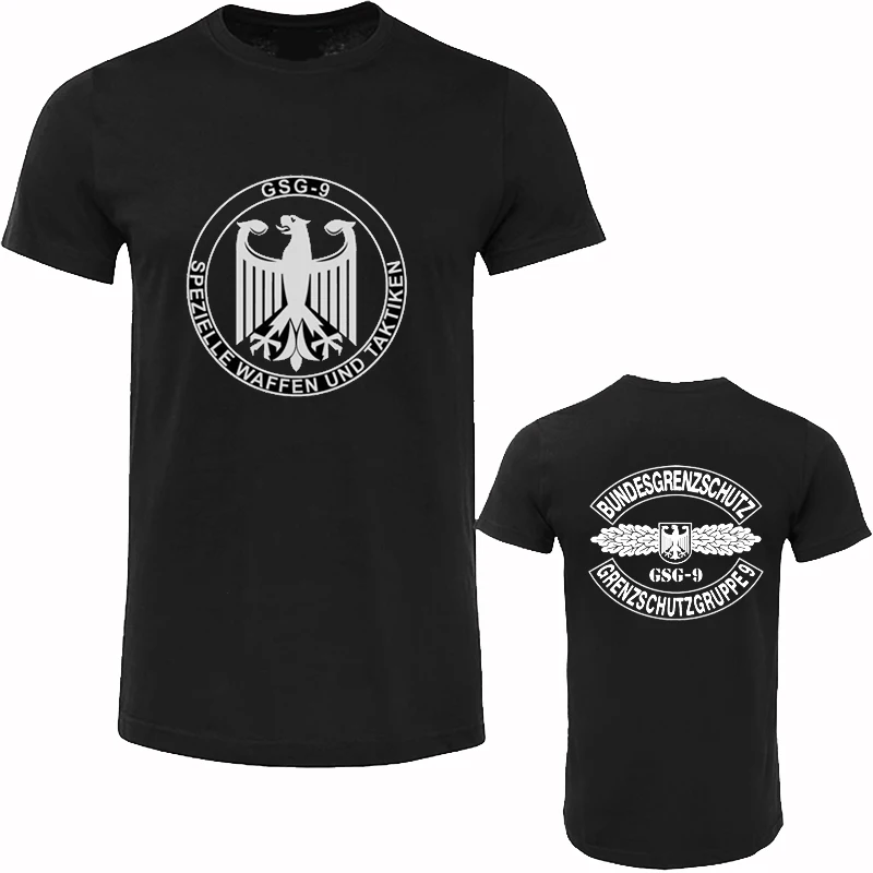 Classic German GSG9  O-neck Male T Shirt Hipster 9th Anti-Terrorist Group of The Border Graphic T-shirt  Streetwear 4XL