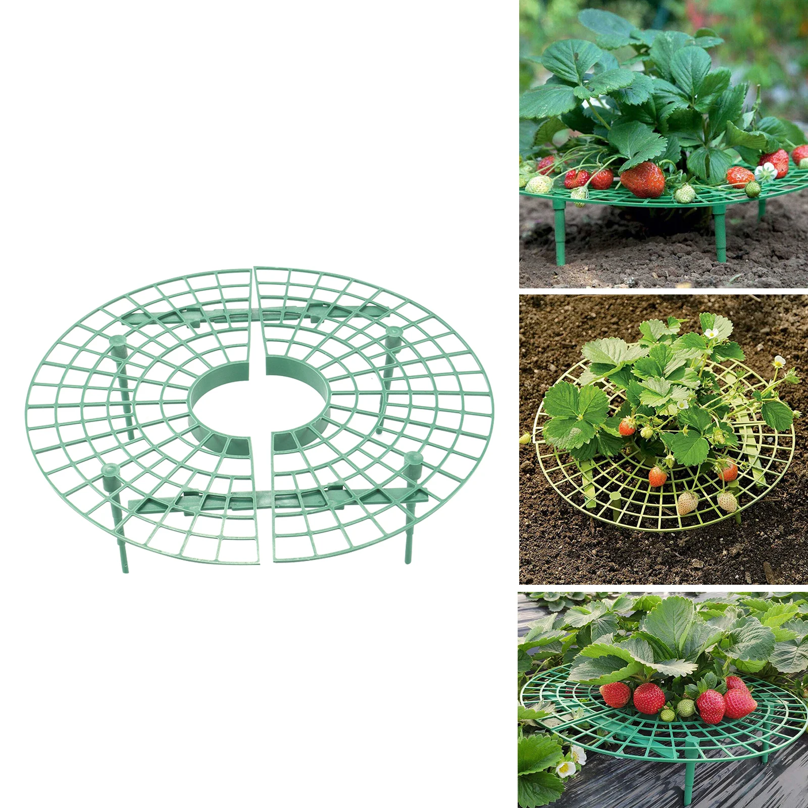 

Strawberry Support Keeping Rack Tray Garden Balcony Terrace Fruit Vegetable Growing Stand Holder Protecting Vines Avoid Ground